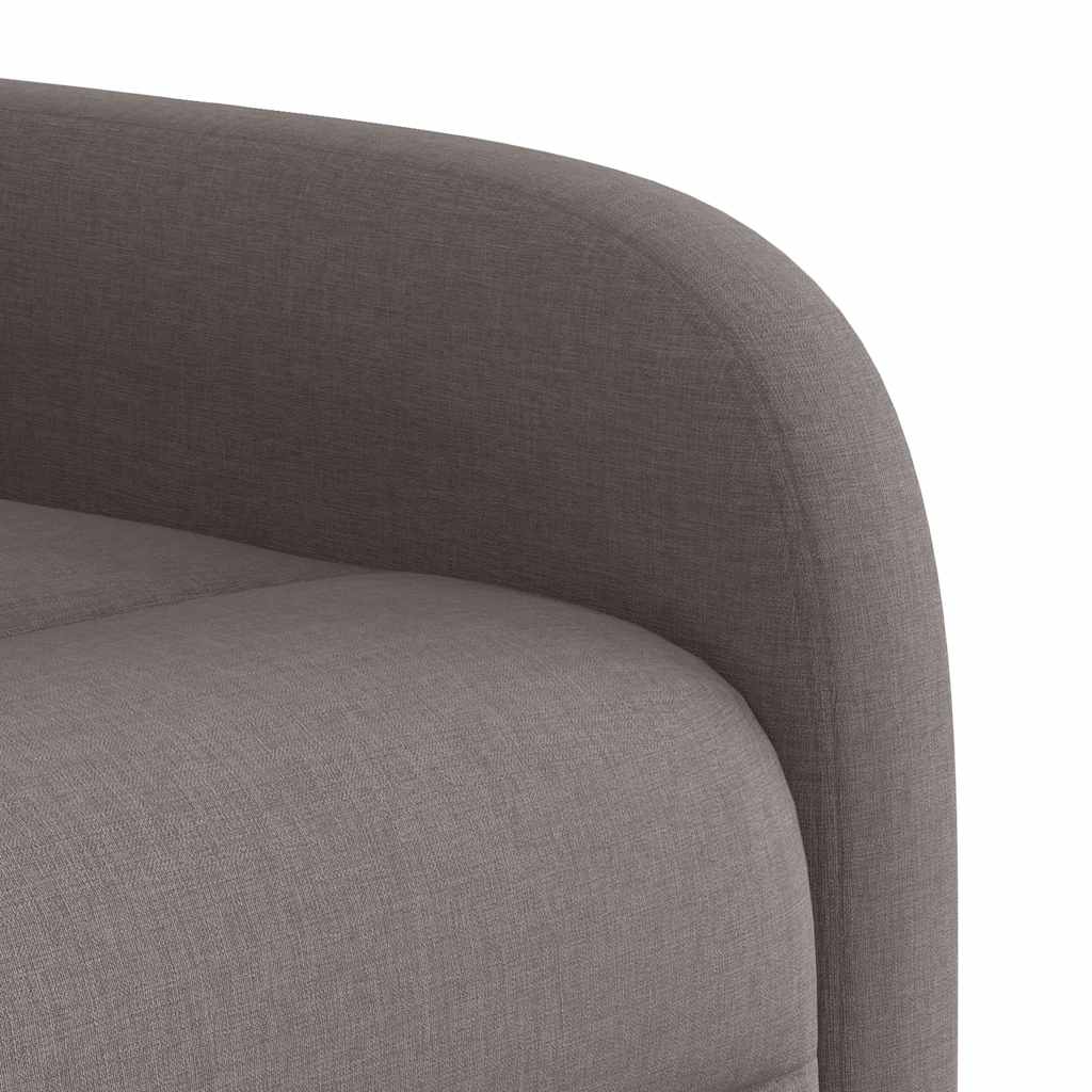 Polohovací Křeslo Textil Taupe