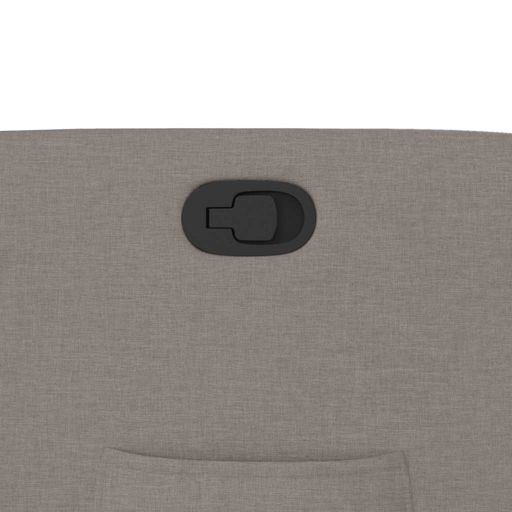 Polohovací Křeslo Textil Taupe