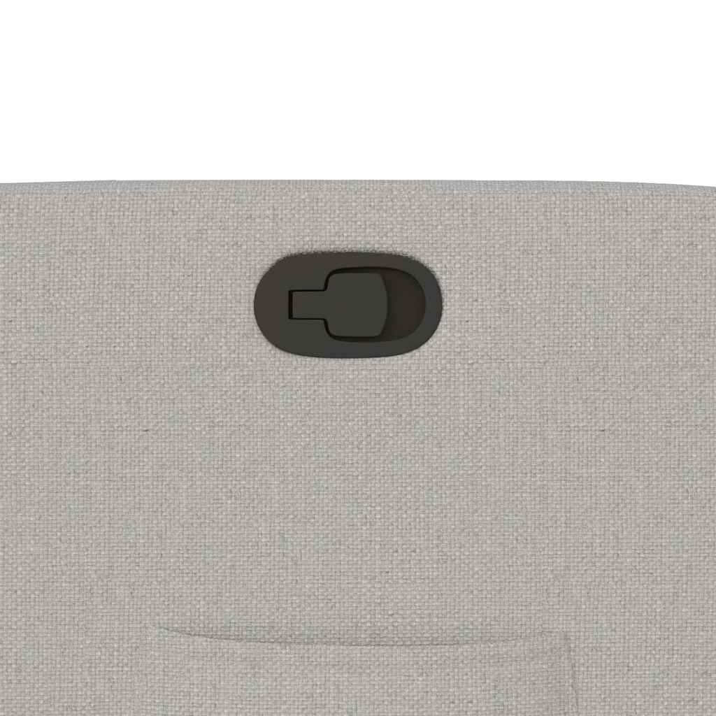 Polohovací Křeslo Textil Obláčkově Šedá