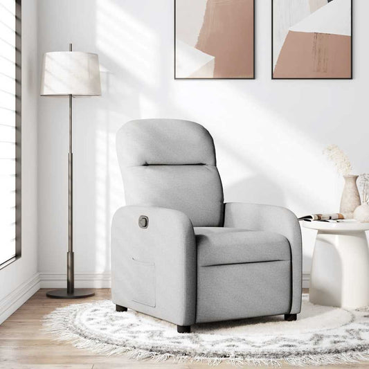 Polohovací Křeslo Textil Obláčkově Šedá