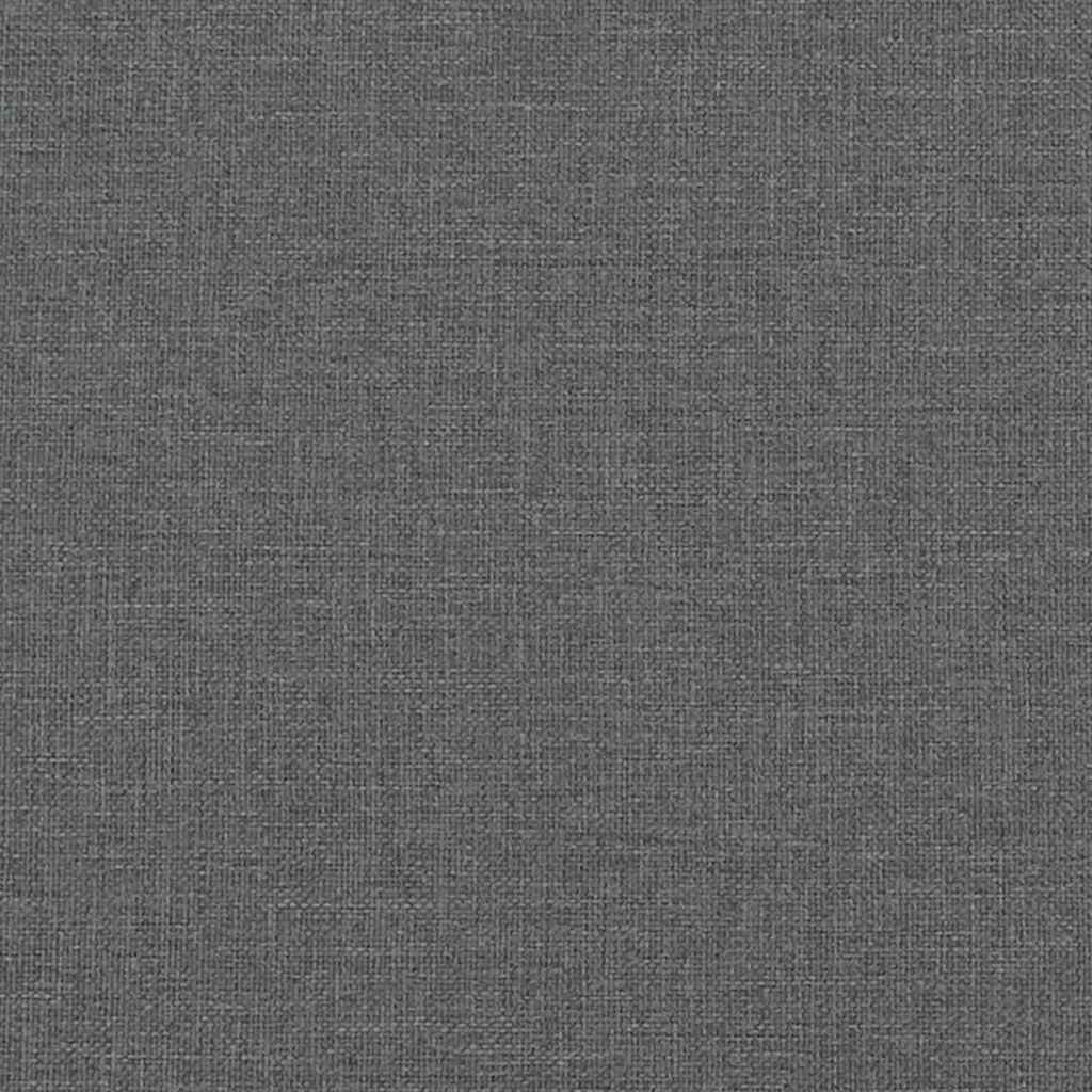 Masážní Polohovací Křeslo Tmavě Šedé Textil Tmavě Šedá