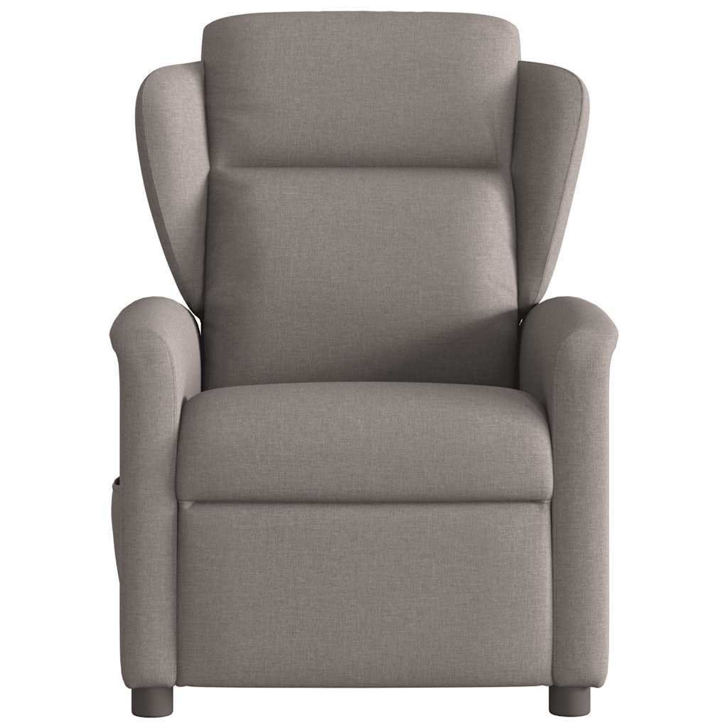 Polohovací Křeslo Textil Taupe