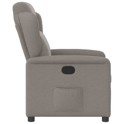 Polohovací Křeslo Textil Taupe