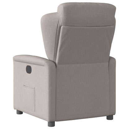 Polohovací Křeslo Textil Taupe