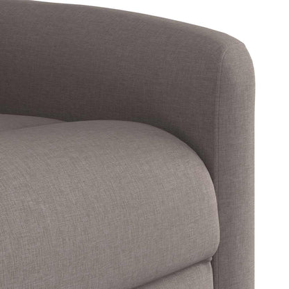 Polohovací Křeslo Textil Taupe