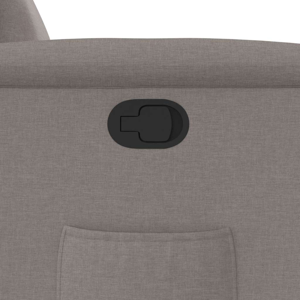 Polohovací Křeslo Textil Taupe