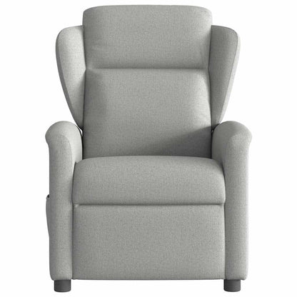 Masážní Polohovací Křeslo Textil Obláčkově Šedá