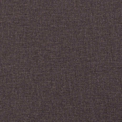 Polohovací Křeslo Tmavě Hnědé Textil Tmavě Hnědá