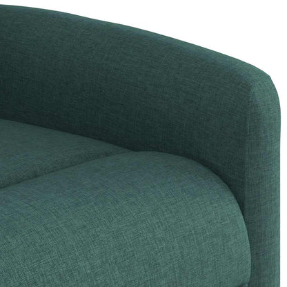 Polohovací Křeslo Tmavě Zelené Textil Tmavě Zelená