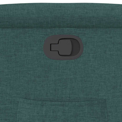 Polohovací Křeslo Tmavě Zelené Textil Tmavě Zelená