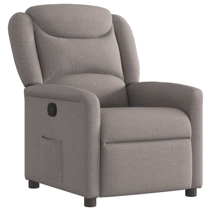 Polohovací Křeslo Textil Taupe