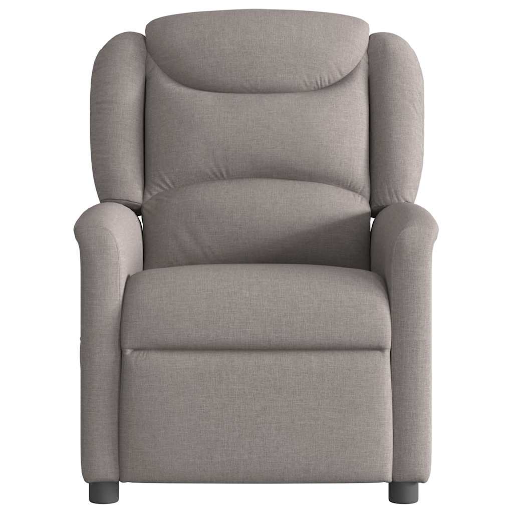 Polohovací Křeslo Textil Taupe