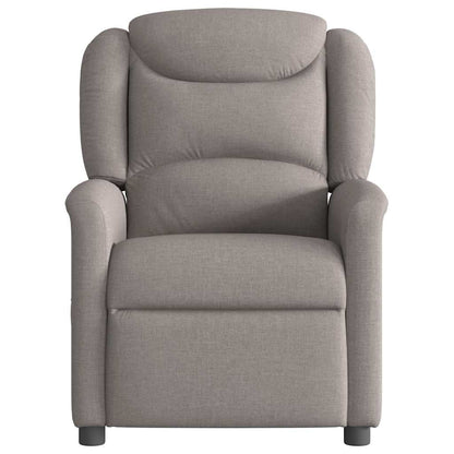 Polohovací Křeslo Textil Taupe