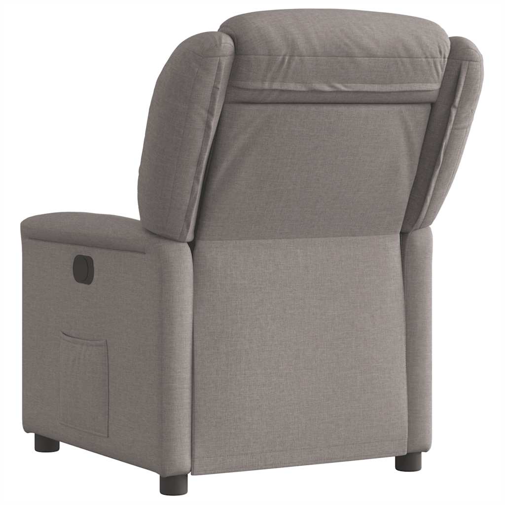 Polohovací Křeslo Textil Taupe