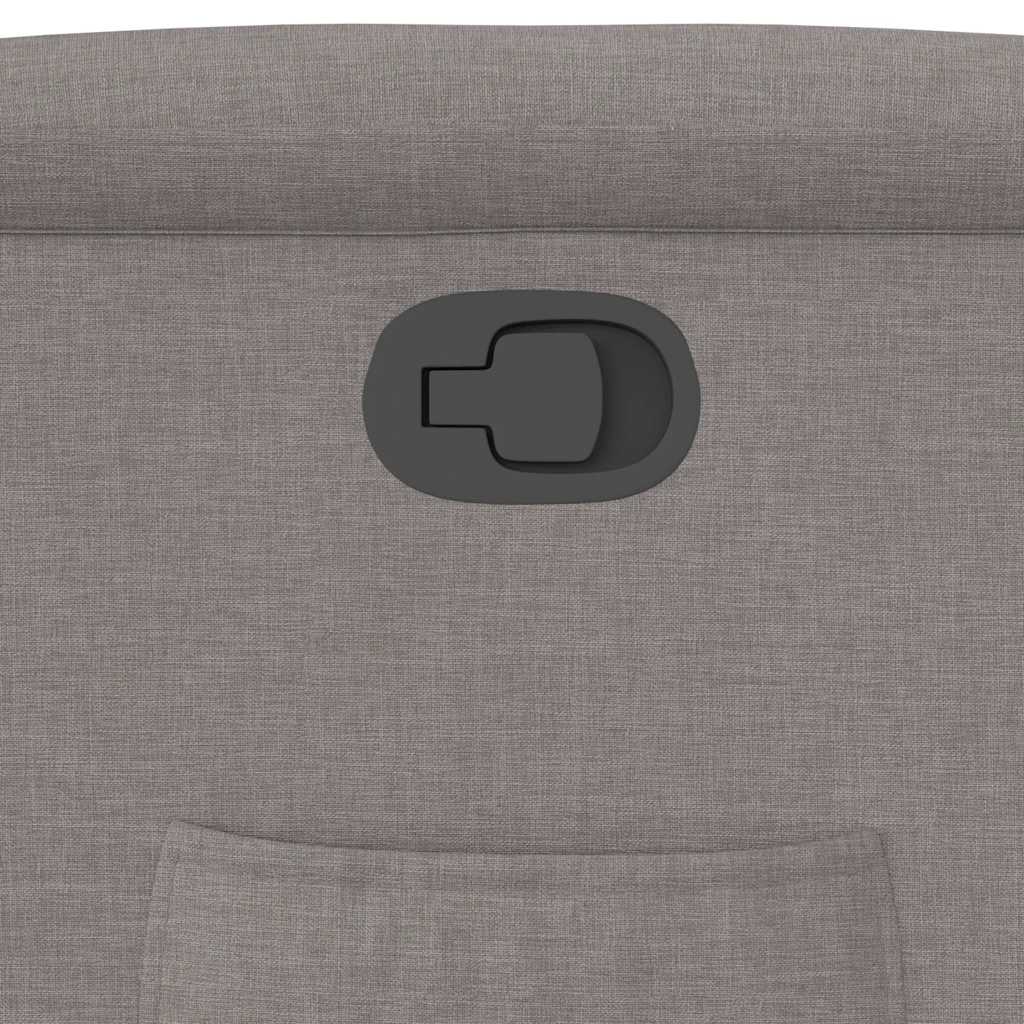 Polohovací Křeslo Textil Taupe