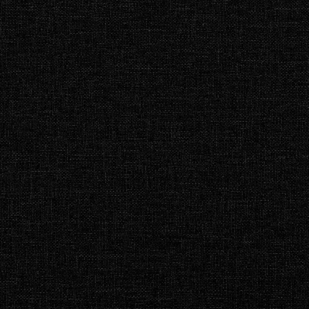 Masážní Polohovací Křeslo Černé Textil Černá