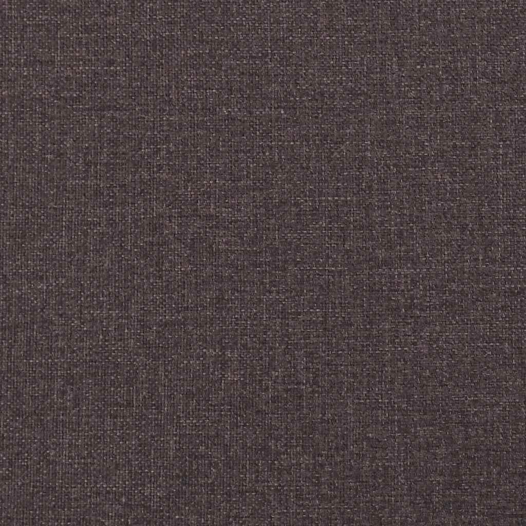 Masážní Polohovací Křeslo Tmavě Hnědé Textil Tmavě Hnědá