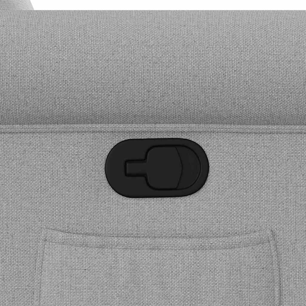 Polohovací Křeslo Textil Obláčkově Šedá