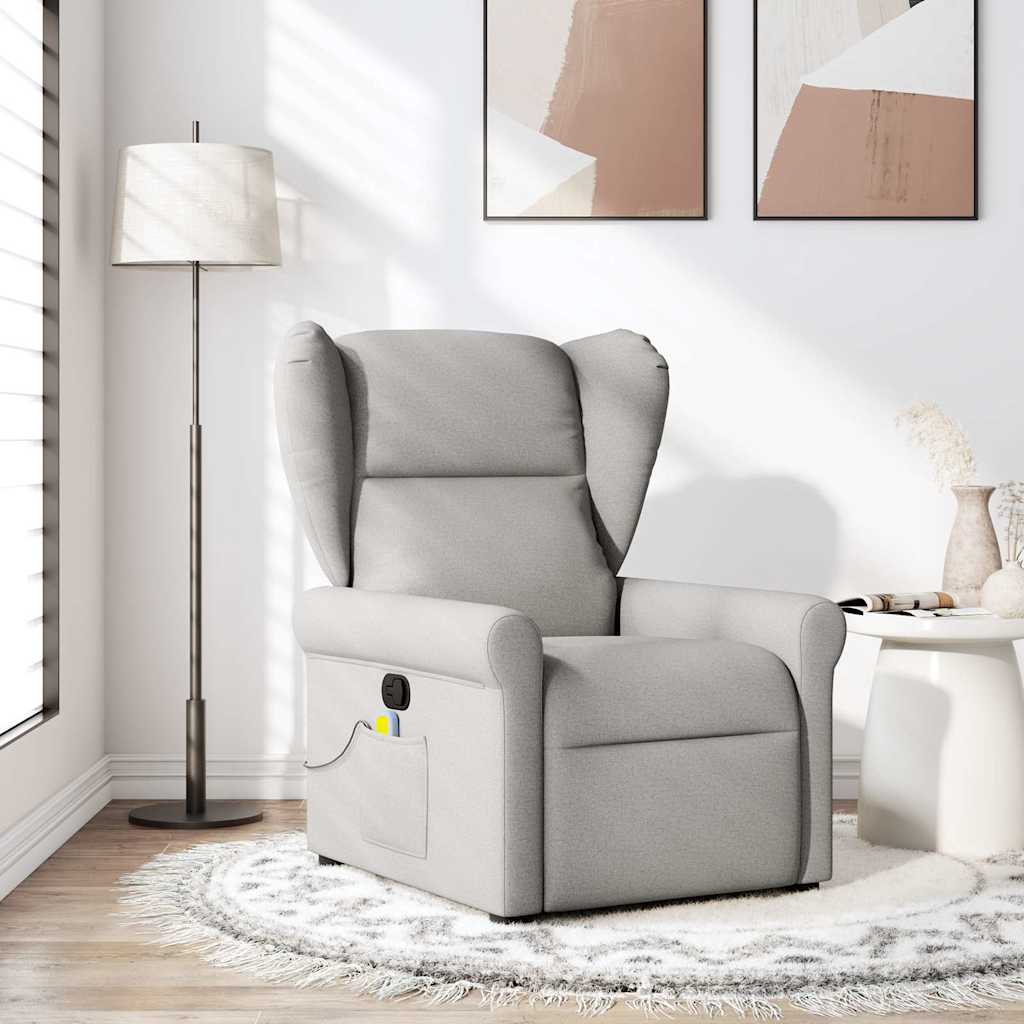 Polohovací Křeslo Textil Obláčkově Šedá