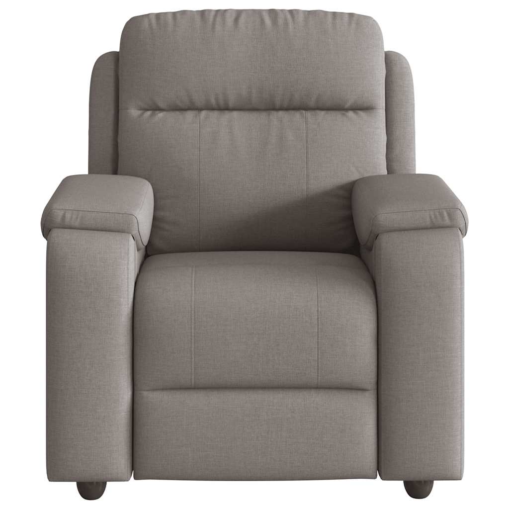 Polohovací Křeslo Textil Taupe