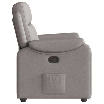 Polohovací Křeslo Textil Taupe