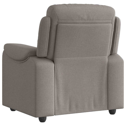 Polohovací Křeslo Textil Taupe