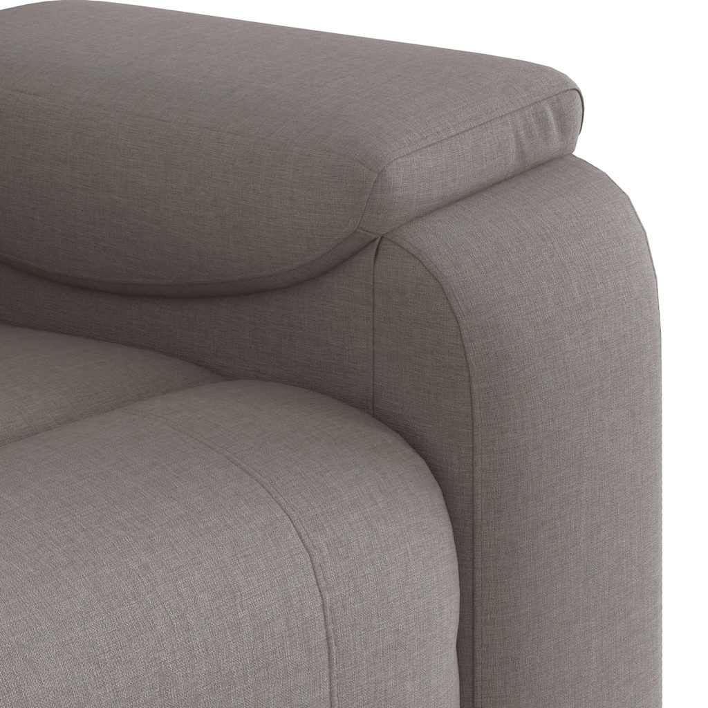 Polohovací Křeslo Textil Taupe