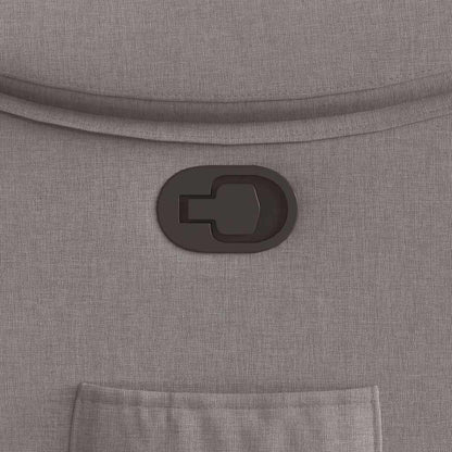 Polohovací Křeslo Textil Taupe