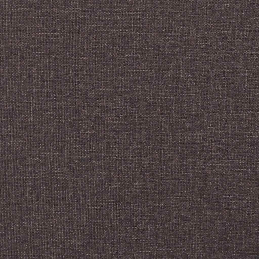 Masážní Polohovací Křeslo Tmavě Hnědé Textil Tmavě Hnědá