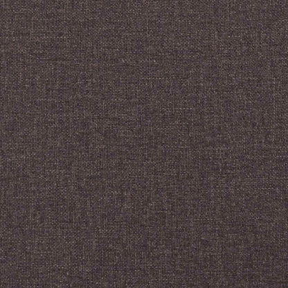 Masážní Polohovací Křeslo Tmavě Hnědé Textil Tmavě Hnědá
