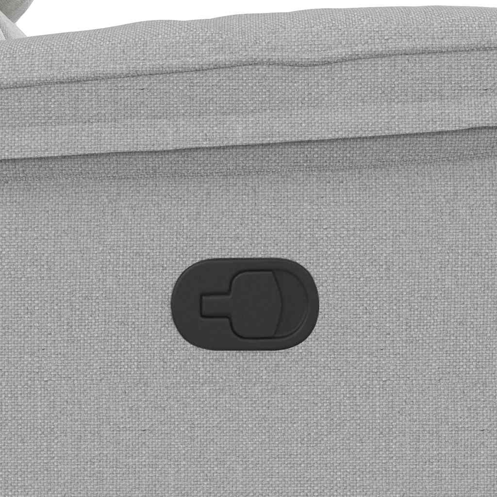 Polohovací Křeslo Textil Obláčkově Šedá