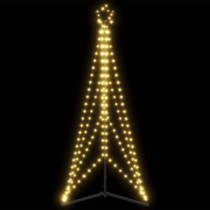 Led Vánoční Stromek 363 Studených Bílých Led Diod 182 Cm