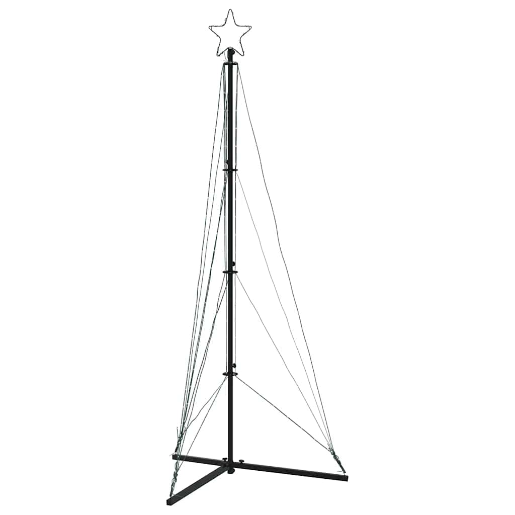 Led Vánoční Stromek 363 Studených Bílých Led Diod 182 Cm