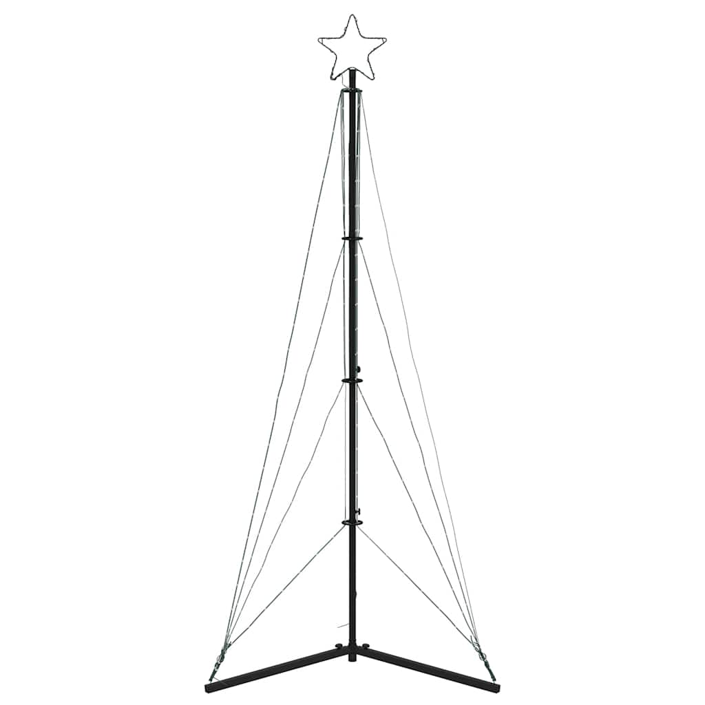 Led Vánoční Stromek 363 Studených Bílých Led Diod 182 Cm