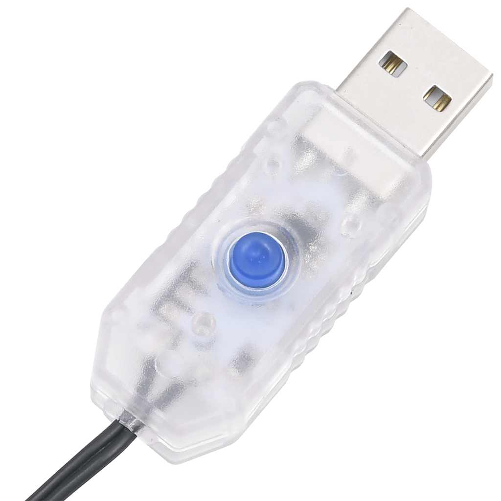 Led Vánoční Stromek 363 Studených Bílých Led Diod 182 Cm