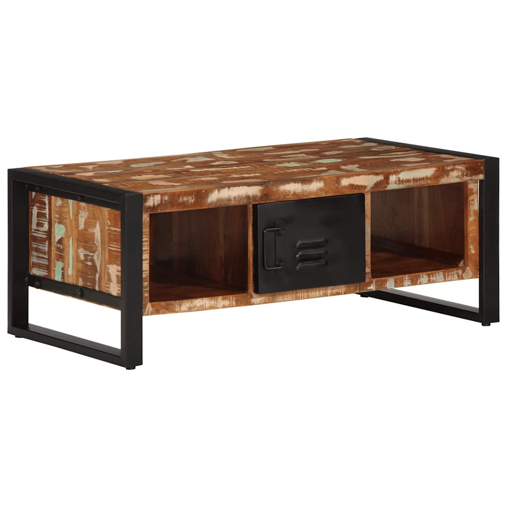 Konferenční Stolek Vícebarevný 90X50X36 Cm Recyklované Dřevo