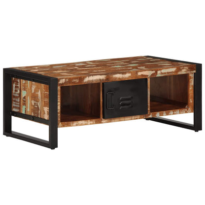 Konferenční Stolek Vícebarevný 90X50X36 Cm Recyklované Dřevo