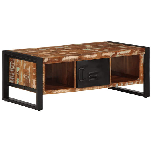 Konferenční Stolek Vícebarevný 90X50X36 Cm Recyklované Dřevo
