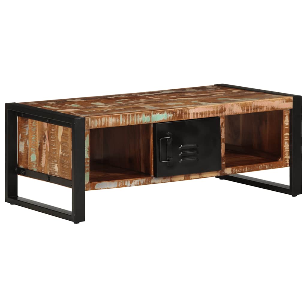 Konferenční Stolek Vícebarevný 90X50X36 Cm Recyklované Dřevo