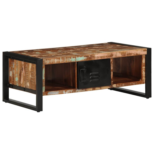 Konferenční Stolek Vícebarevný 90X50X36 Cm Recyklované Dřevo