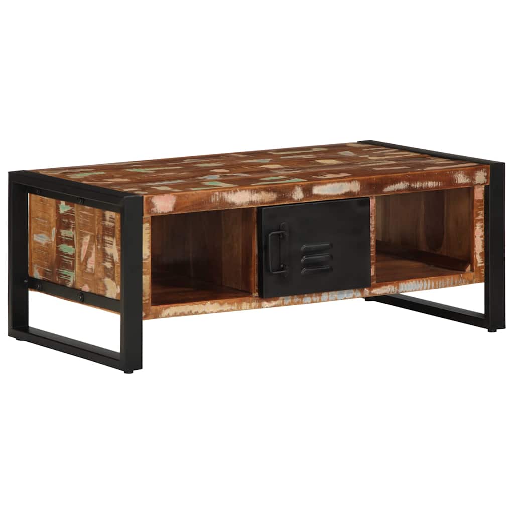 Konferenční Stolek Vícebarevný 90X50X36 Cm Recyklované Dřevo
