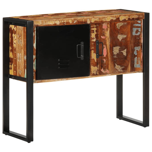 Konzolová Skříňka Vícebarevný 90X35X75 Cm Recyklované Dřevo