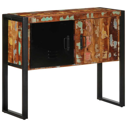 Konzolová Skříňka Vícebarevný 90X35X75 Cm Recyklované Dřevo