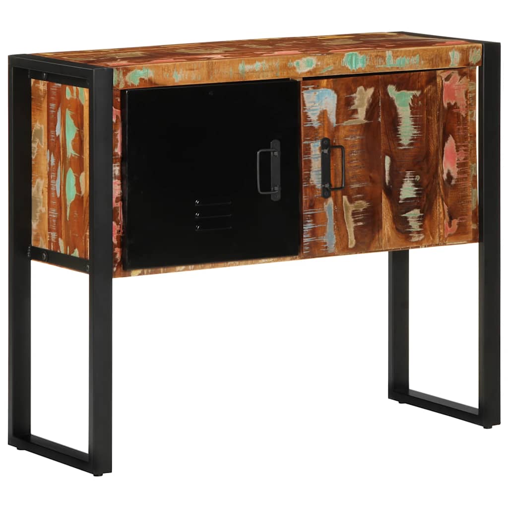 Konzolová Skříňka Vícebarevný 90X35X75 Cm Recyklované Dřevo