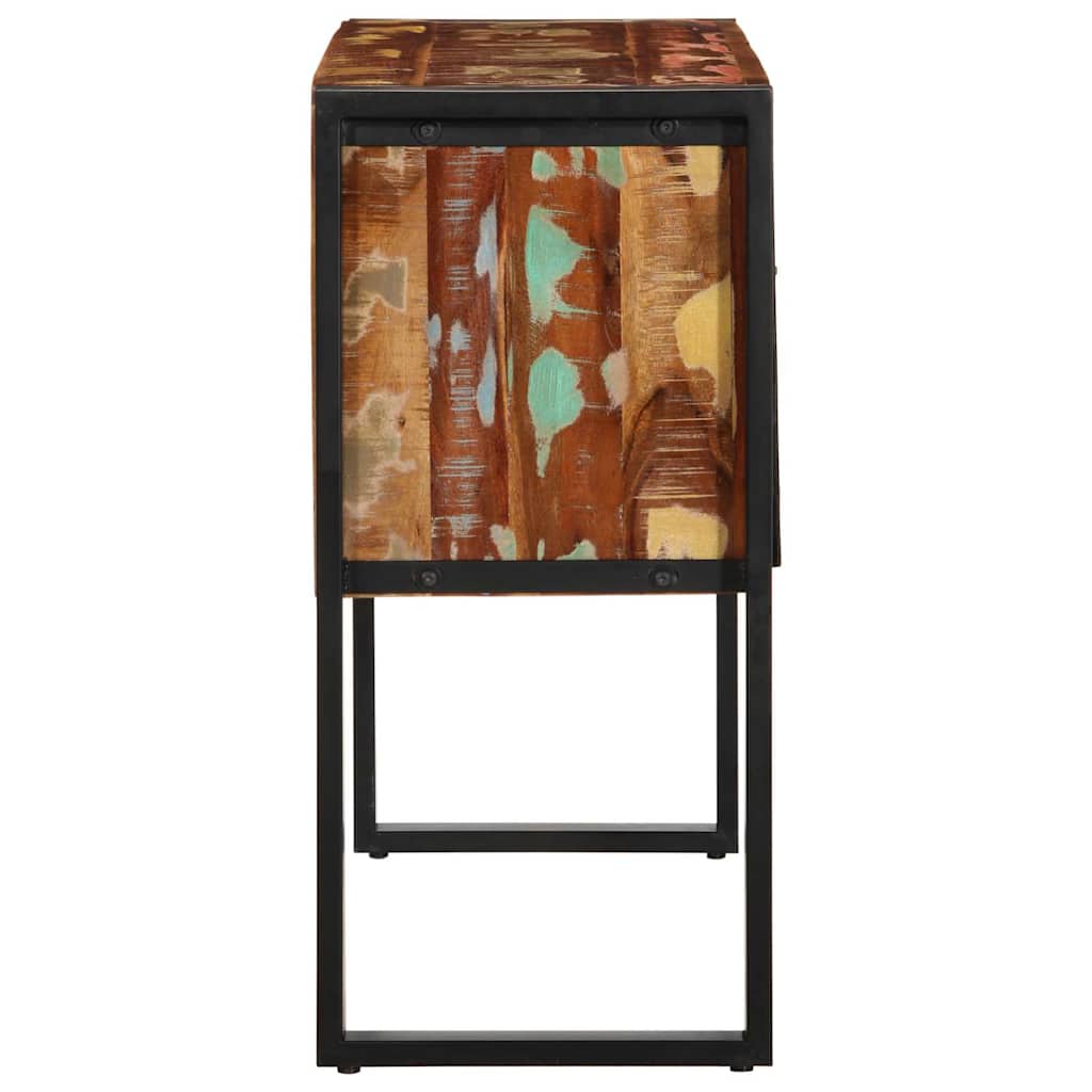 Konzolová Skříňka Vícebarevný 90X35X75 Cm Recyklované Dřevo