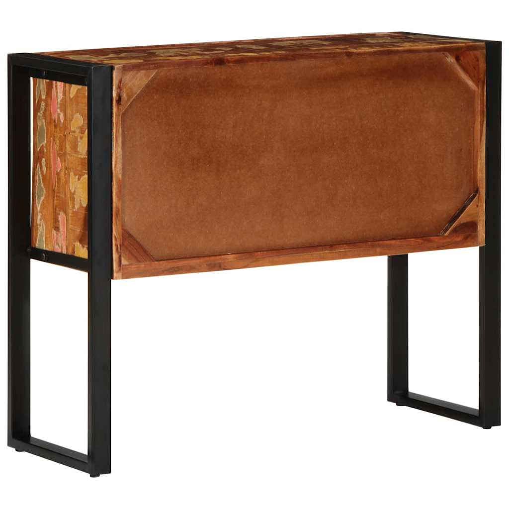 Konzolová Skříňka Vícebarevný 90X35X75 Cm Recyklované Dřevo