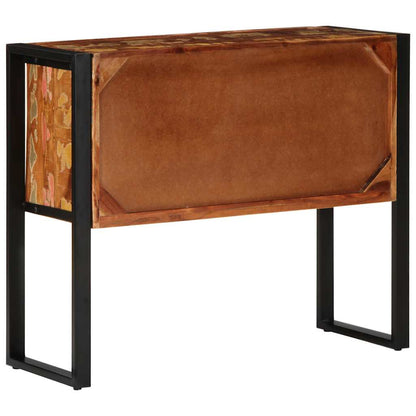 Konzolová Skříňka Vícebarevný 90X35X75 Cm Recyklované Dřevo