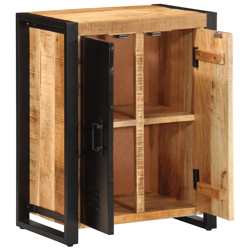 Příborník 55X35X70 Cm Masivní Hrubé Mangovníkové Dřevo