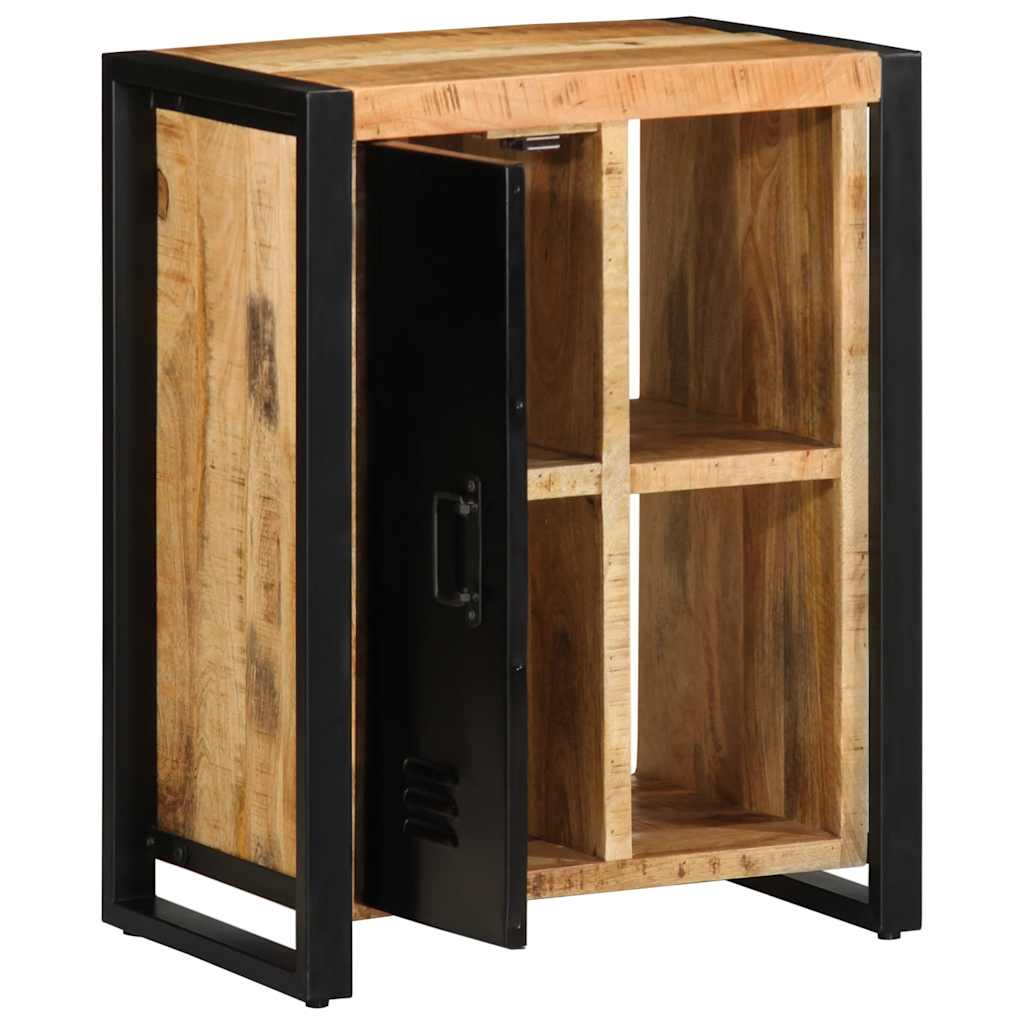 Příborník 55X35X70 Cm Masivní Hrubé Mangovníkové Dřevo