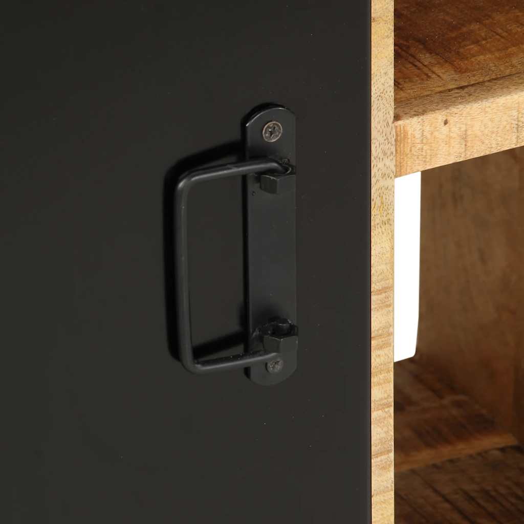 Příborník 55X35X70 Cm Masivní Hrubé Mangovníkové Dřevo